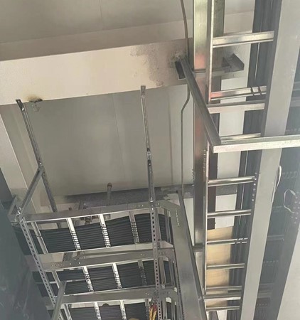 installing electrical cable tray
